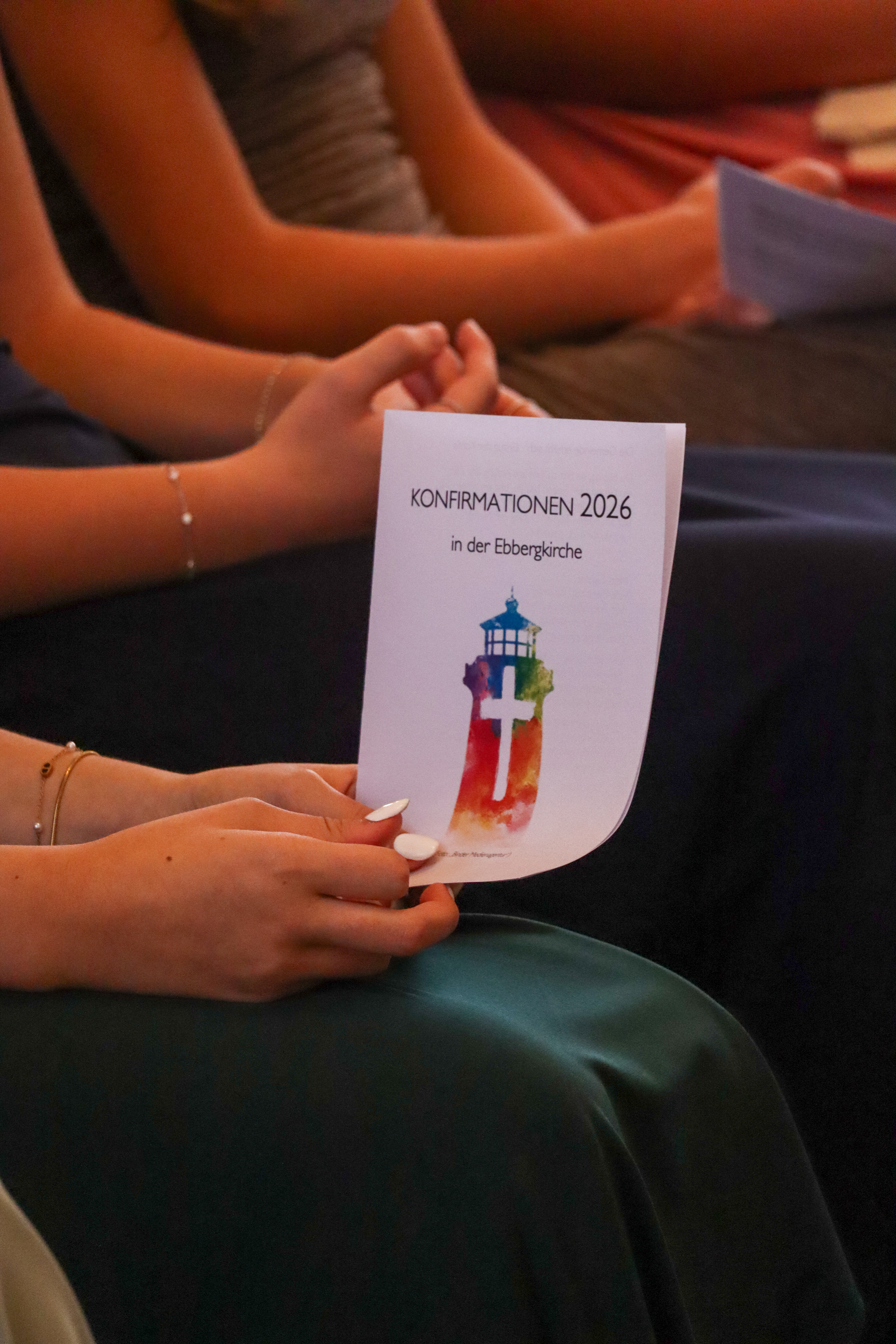 Foto: Einzug der Konfirmad*innen