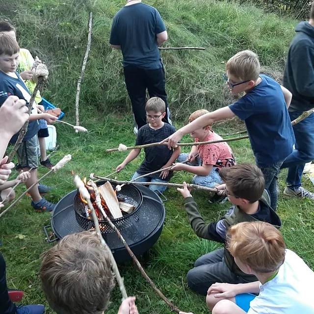 Foto vom Lagerfeuer