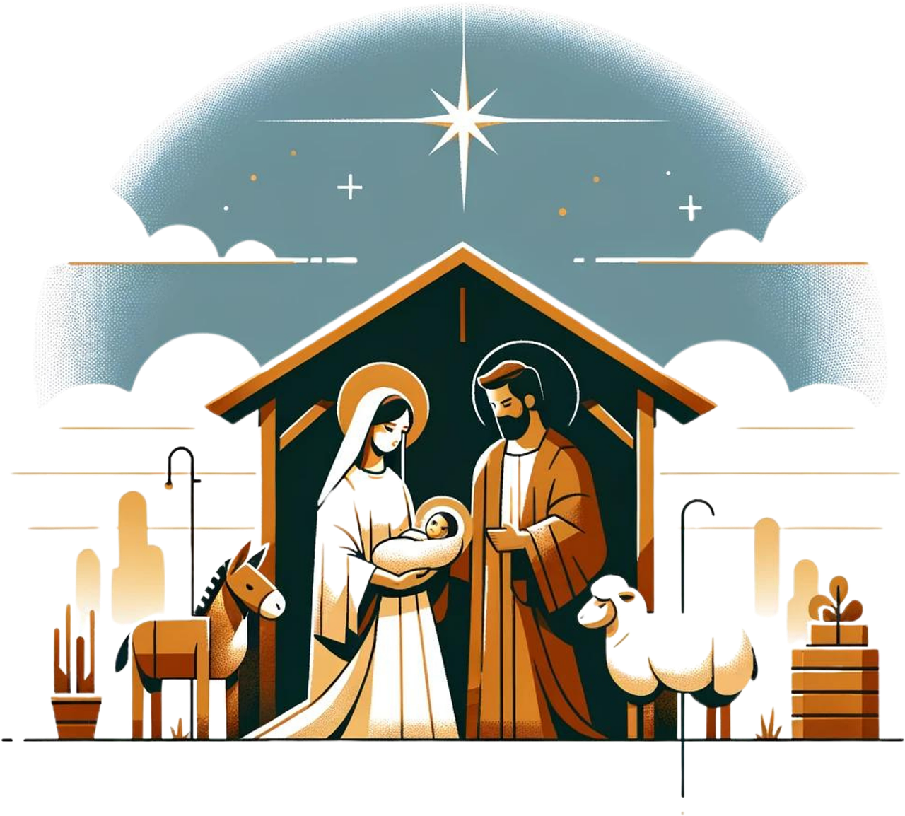 Bild: Weihnachtskrippe