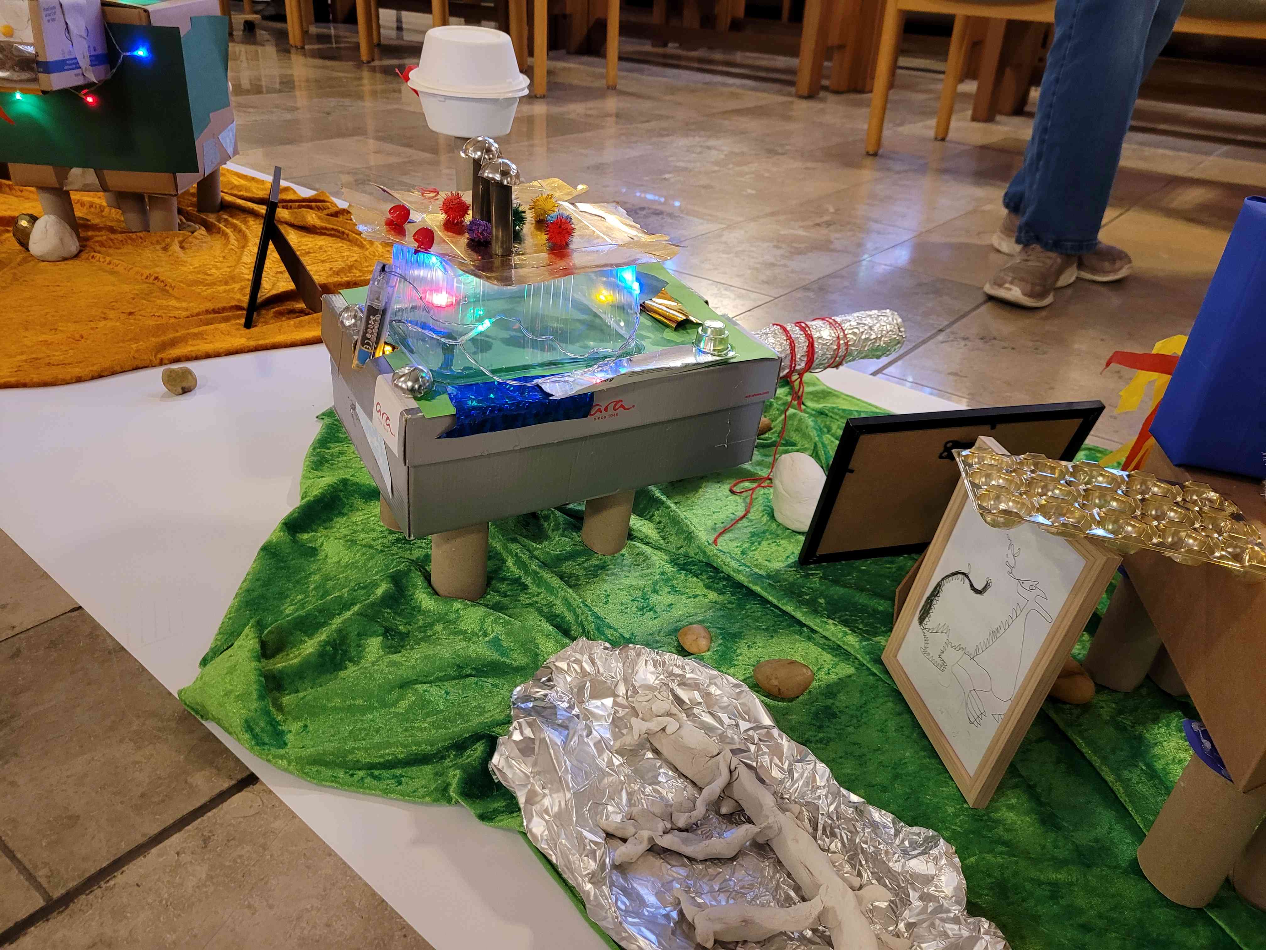 Foto: gebastelte Drachen