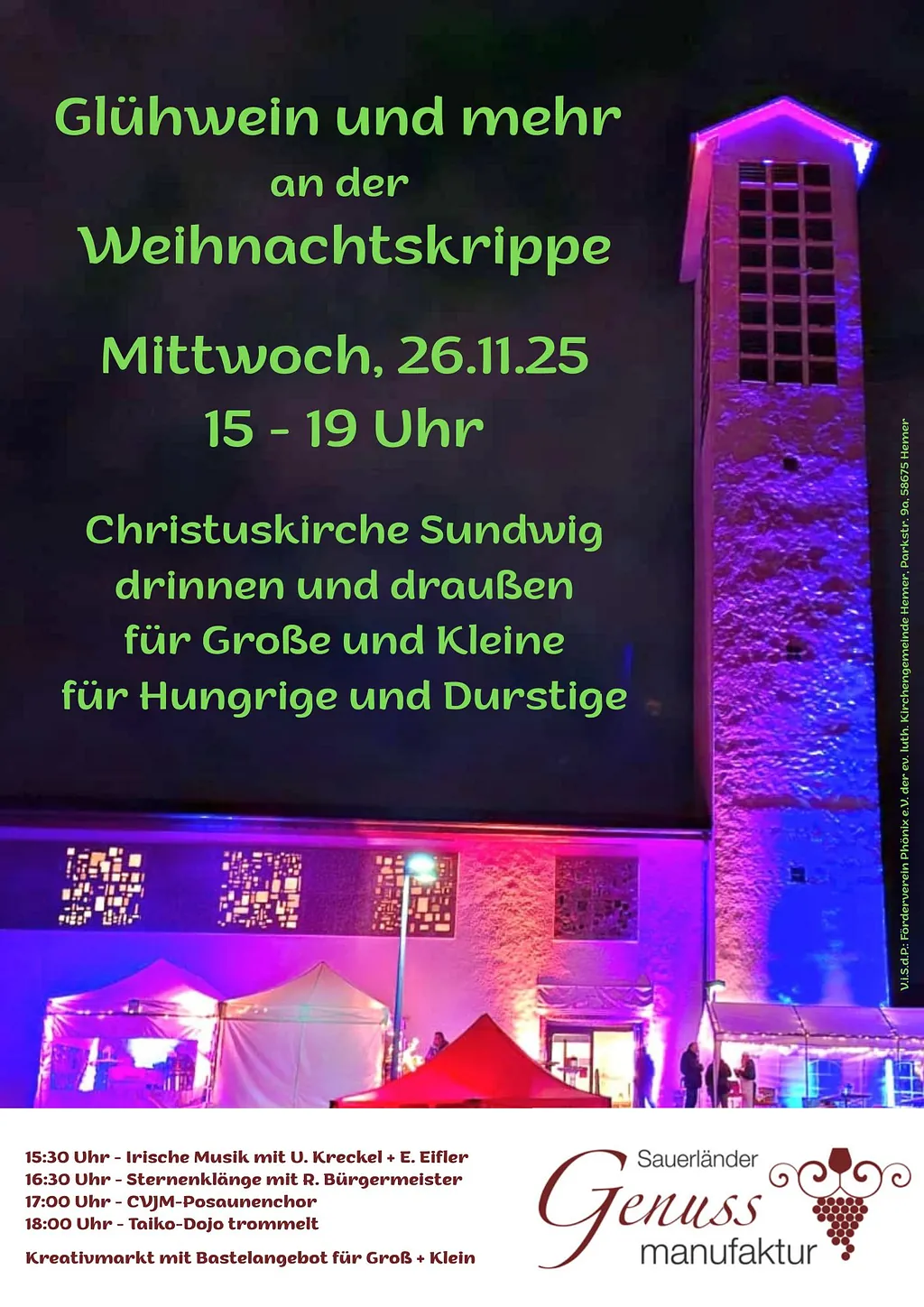 Plakat: Dorffrühstück am 25.10.25 um 9 Uhr