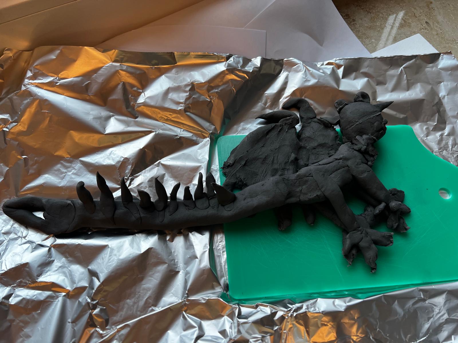 Foto: gekneteter Drache