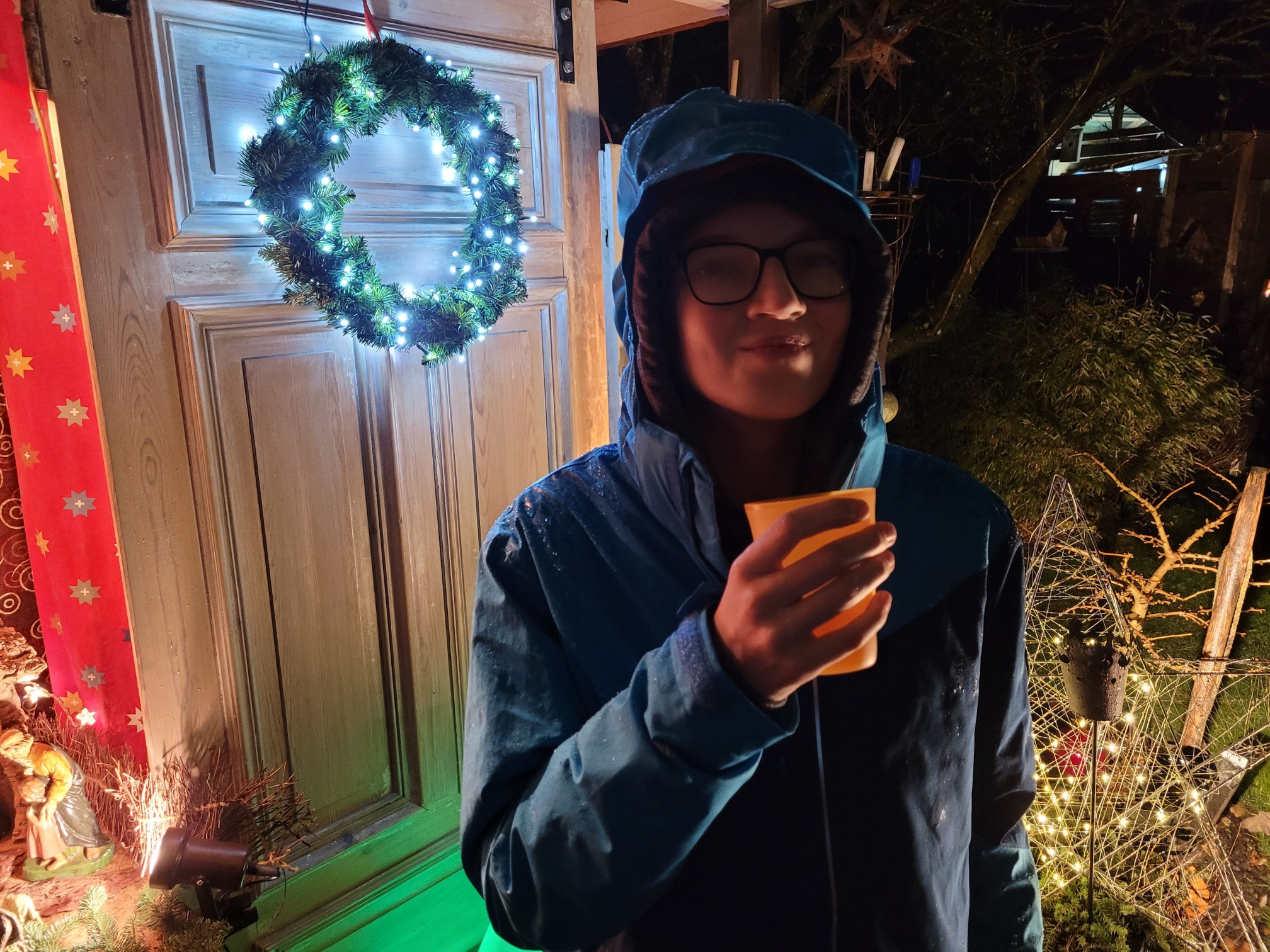 Foto von der Aktion "Adventsfenster"