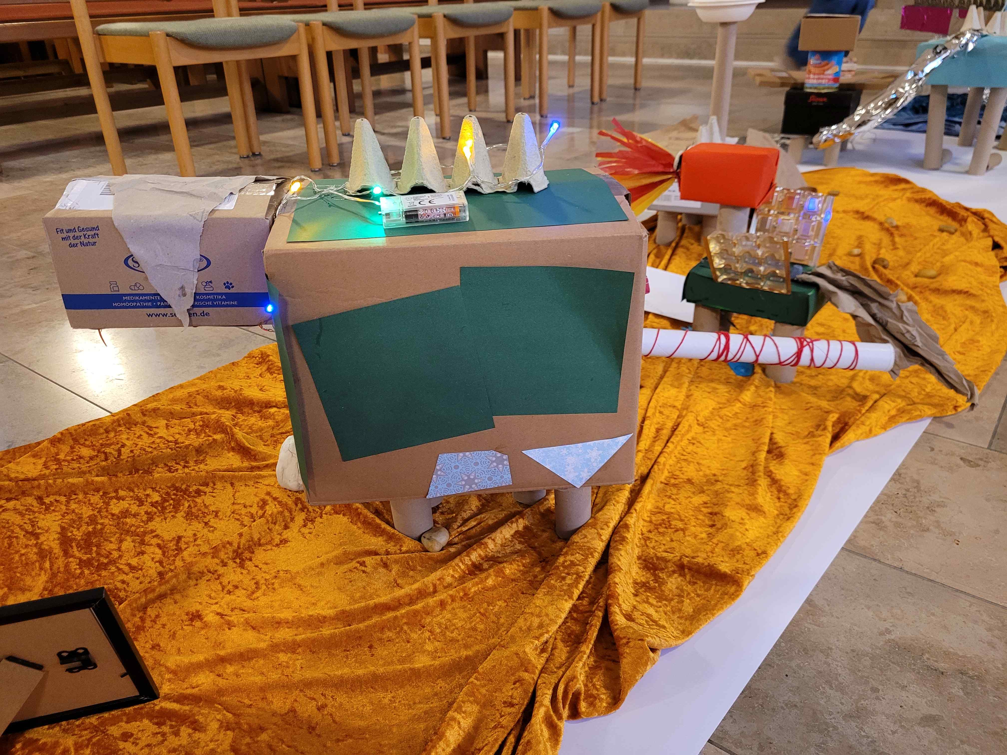 Foto: gebastelte Drachen