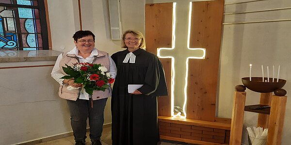 Foto der Kirchenkabarettistin Ulrike Böhmer