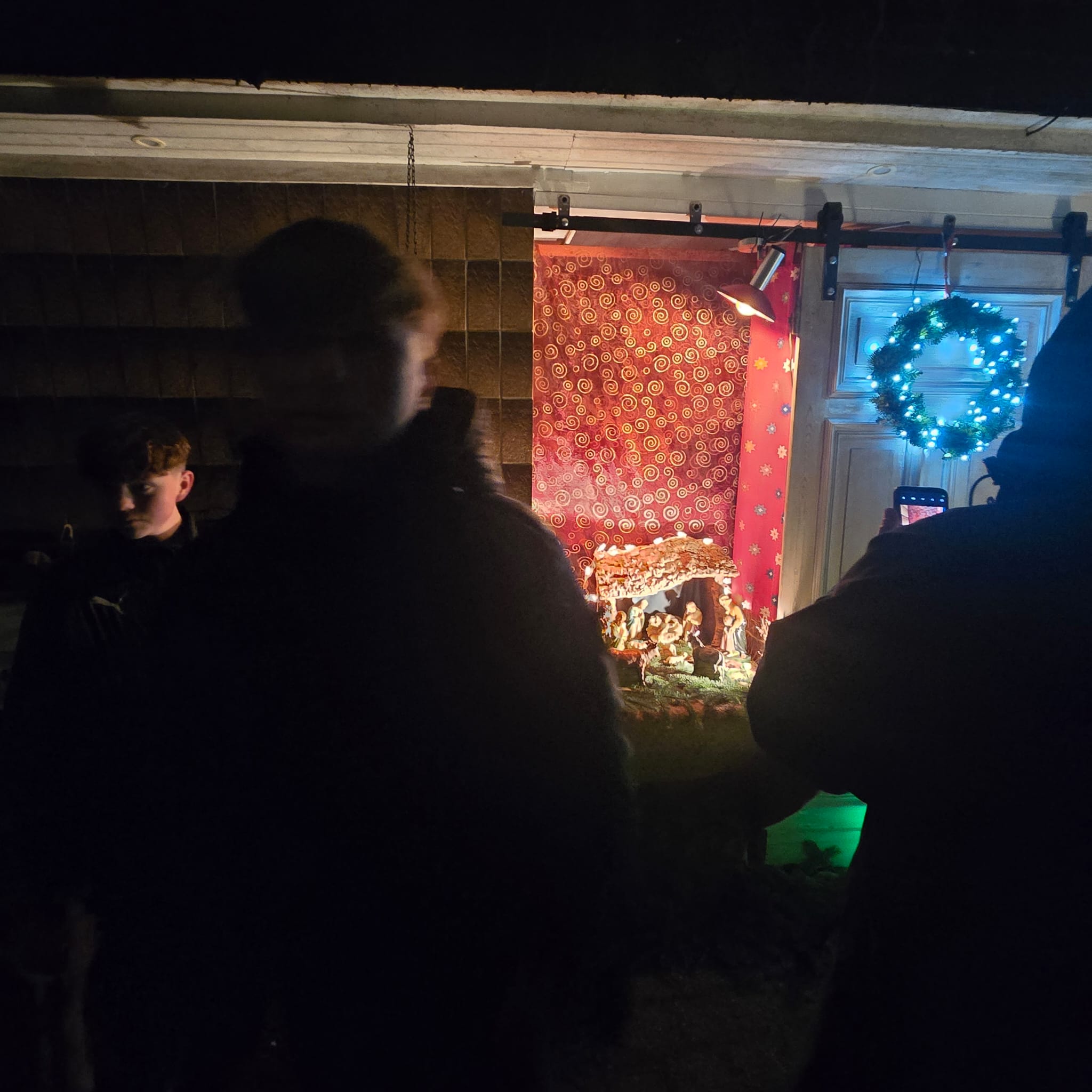 Foto von der Aktion "Adventsfenster"