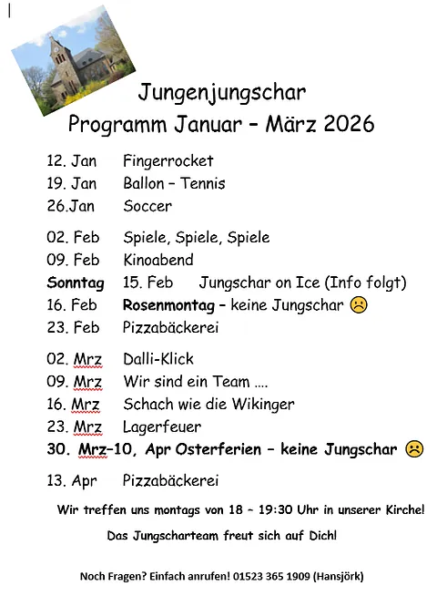 Jungenjungschar-Flyer