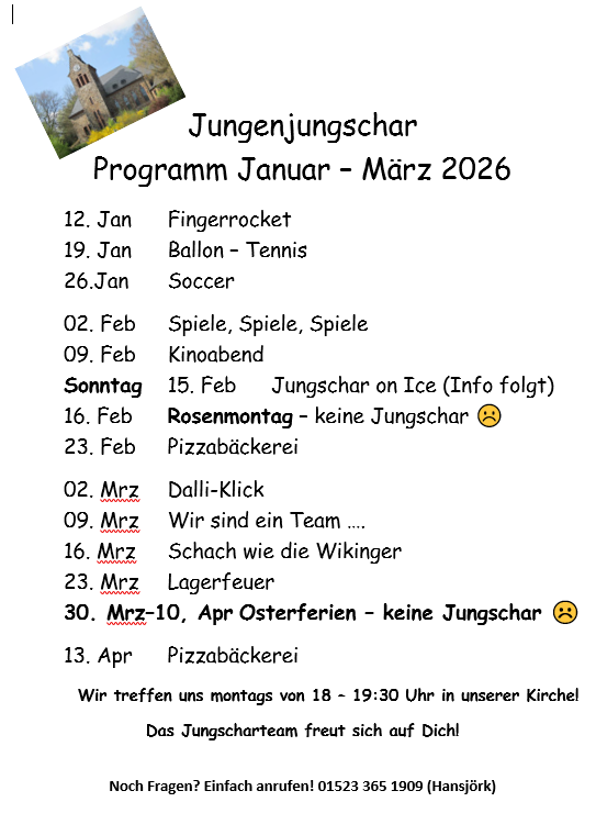 Jungenjungschar-Flyer