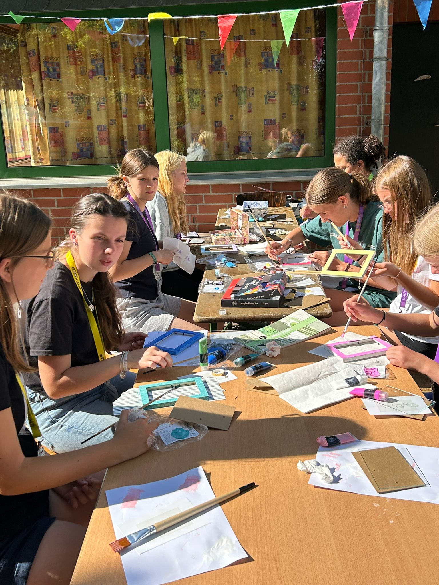 Impressionen zum Konficamp: Bastelaktion