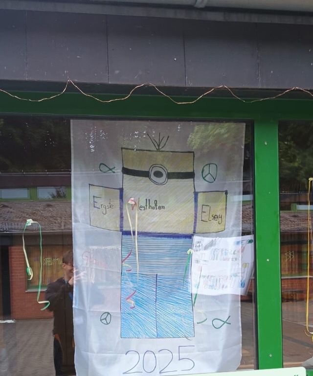 Impressionen zum Konficamp: Fahne Ewe