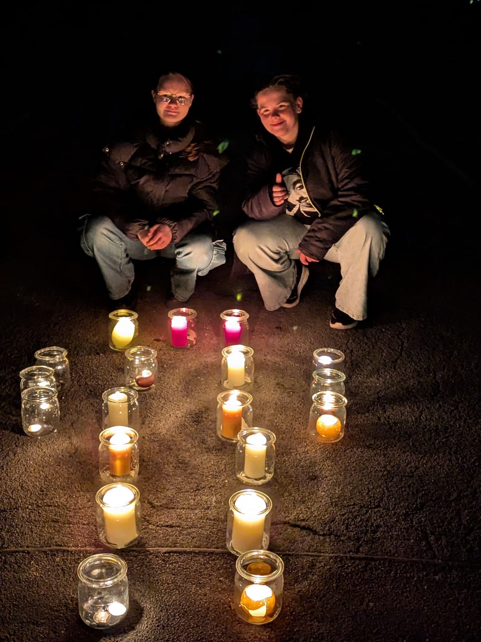 Foto von der Aktion "Adventsfenster"